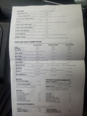 Menu photo 1 Stephano's Town Plaza Cafe Sheffield, AL