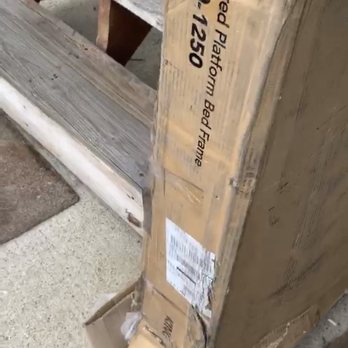 NSD - This very long large box was thrown and completely damaged and opened with contents hanging out and left on someone else's porch. - Couriers & Delivery Services Near Me NSD - This very long large box was thrown and completely damaged and opened with contents hanging out and left on someone else's porch. - Couriers & Delivery Services Near Me