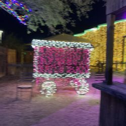 Rawhide Steakhouse & Saloon - Christmas lights