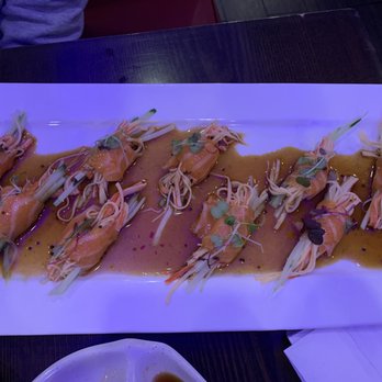Nova Asian Bistro - Yuzu Salmon (3x 3/order) - Sushi Bars Near Me - New Hyde Park, New York Nova Asian Bistro - Yuzu Salmon (3x 3/order) - Sushi Bars Near Me - New Hyde Park, New York