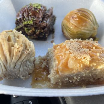 3E Pastry Cafe - Baklava - Chocolate, cream, almond and traditional - walnut. - Cafes Near Me - Williston, North Dakota 3E Pastry Cafe - Baklava - Chocolate, cream, almond and traditional - walnut. - Cafes Near Me - Williston, North Dakota
