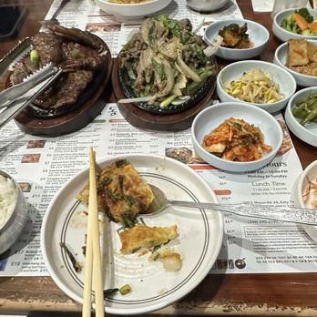 SGD Tofu House - a table full of asian food - Korean Near Me - Houston, Texas SGD Tofu House - a table full of asian food - Korean Near Me - Houston, Texas