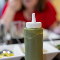 Inka's Restaurant - Housemade hot sauce!