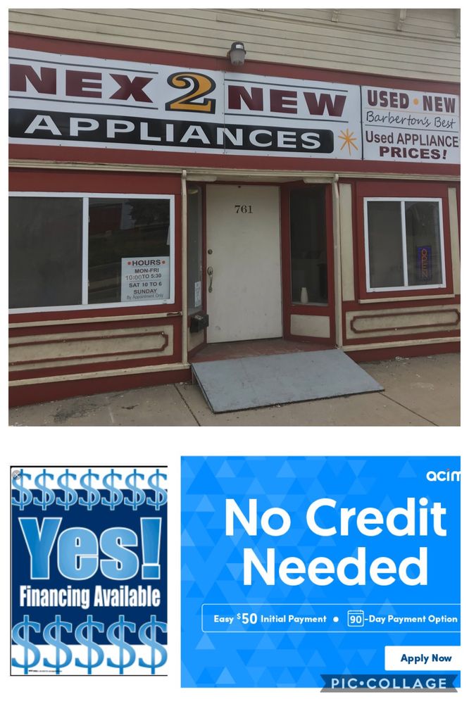 NEX 2 NEW APPLIANCES & REPAIR Updated September 2024 30 Photos 761 Wooster Rd N, Barberton