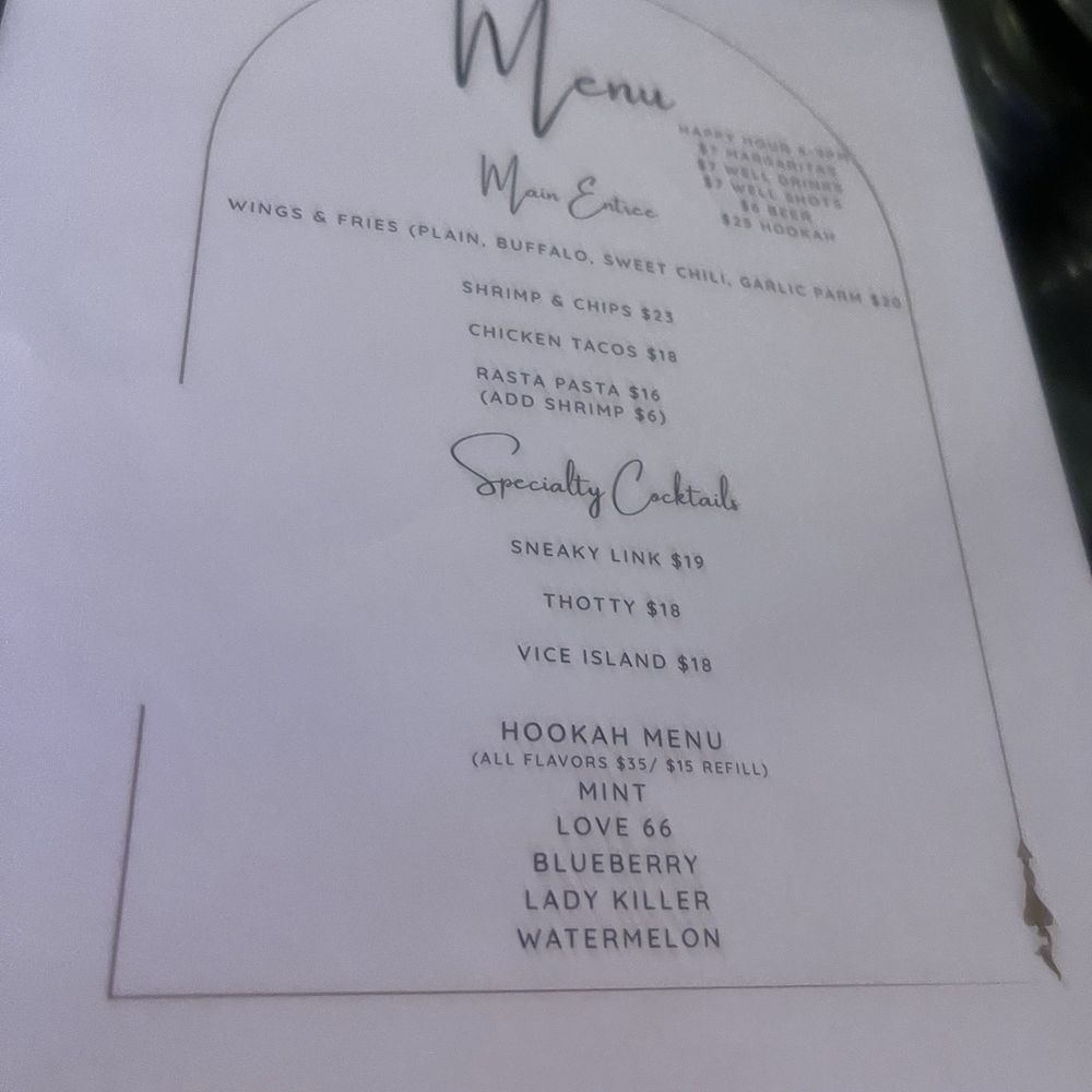 Vice Lounge - Menu - Lounges Near Me - Brooklyn, New York Vice Lounge - Menu - Lounges Near Me - Brooklyn, New York