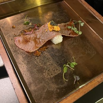 Chubby Cattle - Uni Caviar Wagyu Nigiri - Barbeque Near Me - Cerritos, California