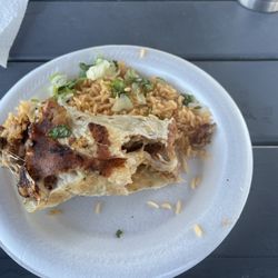 Sandra’s Mexican Food - A wonderful burrito partially gone now.