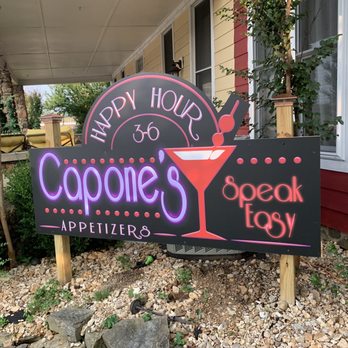 Capones Speak Easy - Sign of restaurant - Wine Bars Near Me - Branson, Missouri