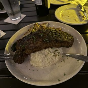 Chef Lino's PRIME - New York steak over risotto - Steakhouses Near Me - Bakersfield, California