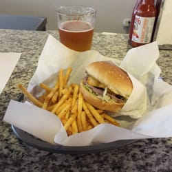 The Vault Bar & Grill - Their classic cheeseburger and fries. A Founders Brewing Company All Day IPA to wash it down with.
