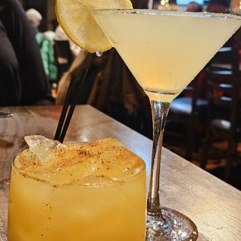 Not Your Average Joe's - Ardmore - Lemon Drop Martini & Pineapple Painkiller - New American Near Me - Ardmore, Pennsylvania