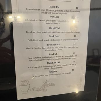 Chaa Roen Pohn - Menu - Laotian Near Me - San Francisco, California Chaa Roen Pohn - Menu - Laotian Near Me - San Francisco, California