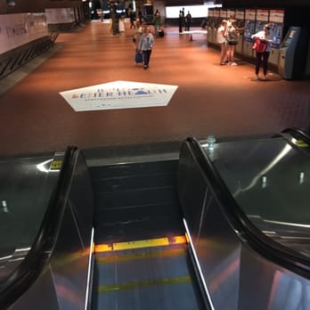 Pentagon Metro Station - Going up the escalator - Train Stations Near Me - Arlington, Virginia