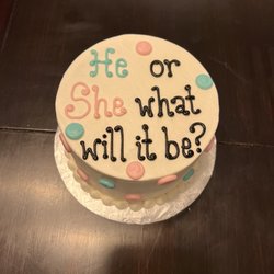 Wichita Cake Creations - Gender reveal cake
