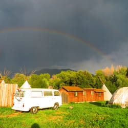The SnowMansion Taos Adventure Lodge & Hostel - double rainbow at snow mansion