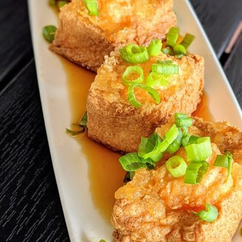 Lam's Kitchen - Crispy Tofu Stuffed with Shrimp Paste | Instagram: @telephonesmoothie - Chinese Near Me - Matthews, North Carolina