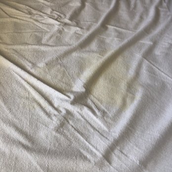 Lake Motel - Piss stains on the mattress cover - Hotels Near Me - Lake George, New York