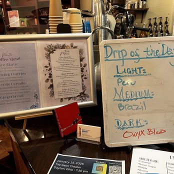 Wholly Grounds - Today's brews and some winter specialties - Coffee & Tea Near Me - Dayton, Ohio Wholly Grounds - Today's brews and some winter specialties - Coffee & Tea Near Me - Dayton, Ohio