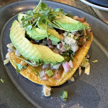 Mochilero Kitchen - Swordfish Ceviche tostado - Mexican Near Me - Peoria, Arizona