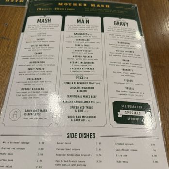 Mother Mash - British Near Me - London, XGL