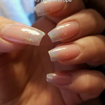 K3 Nails And Spa - Clear and pink gel and hallo tips with jenn - Nail Salons Near Me - Milpitas, California K3 Nails And Spa - Clear and pink gel and hallo tips with jenn - Nail Salons Near Me - Milpitas, California