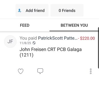 Hyperspace Arcade Repair - Venmo Payment to Patrick Scott Patterson for CRT Chassis and neck board repairs. - Electronics Repair Near Me Hyperspace Arcade Repair - Venmo Payment to Patrick Scott Patterson for CRT Chassis and neck board repairs. - Electronics Repair Near Me