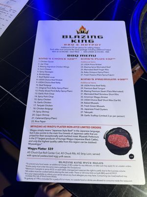 Menu photo 4 Blazing King Palm Desert, CA Menu photo 4 Blazing King Palm Desert, CA