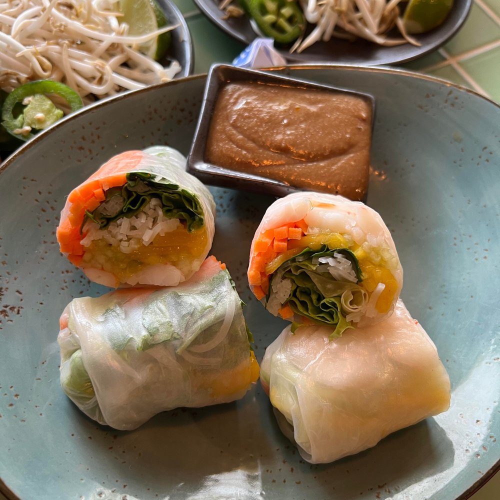 Ginger and Lemongrass - Summer Roll with Shrimp - Vietnamese Near Me - Whitestone, New York Ginger and Lemongrass - Summer Roll with Shrimp - Vietnamese Near Me - Whitestone, New York