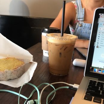 Brot Coffee - Lemon loaf and iced latte - Coffee & Tea Near Me - Orange, California Brot Coffee - Lemon loaf and iced latte - Coffee & Tea Near Me - Orange, California