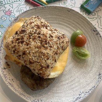 Lulu's Kitchen - Sausage Egg and Cheese Breakfast Sandwich - Breakfast & Brunch Near Me - Naples, Florida