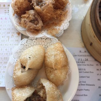 Fook Lam - Taro puff-top and I forgot the name at the bottom - Dim Sum Near Me - Honolulu, Hawaii Fook Lam - Taro puff-top and I forgot the name at the bottom - Dim Sum Near Me - Honolulu, Hawaii