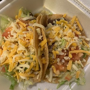 Antonio's Mex-Express - Shredded beef regular tacos, a slight crisp not to much. - Breakfast & Brunch Near Me - Clovis, California