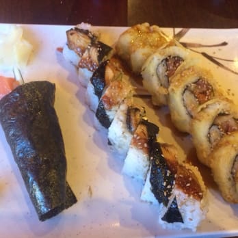 Sushi-Ten - Hand roll, Vegas roll, and dragon roll! Yummmm! - Japanese Near Me - Tucson, Arizona