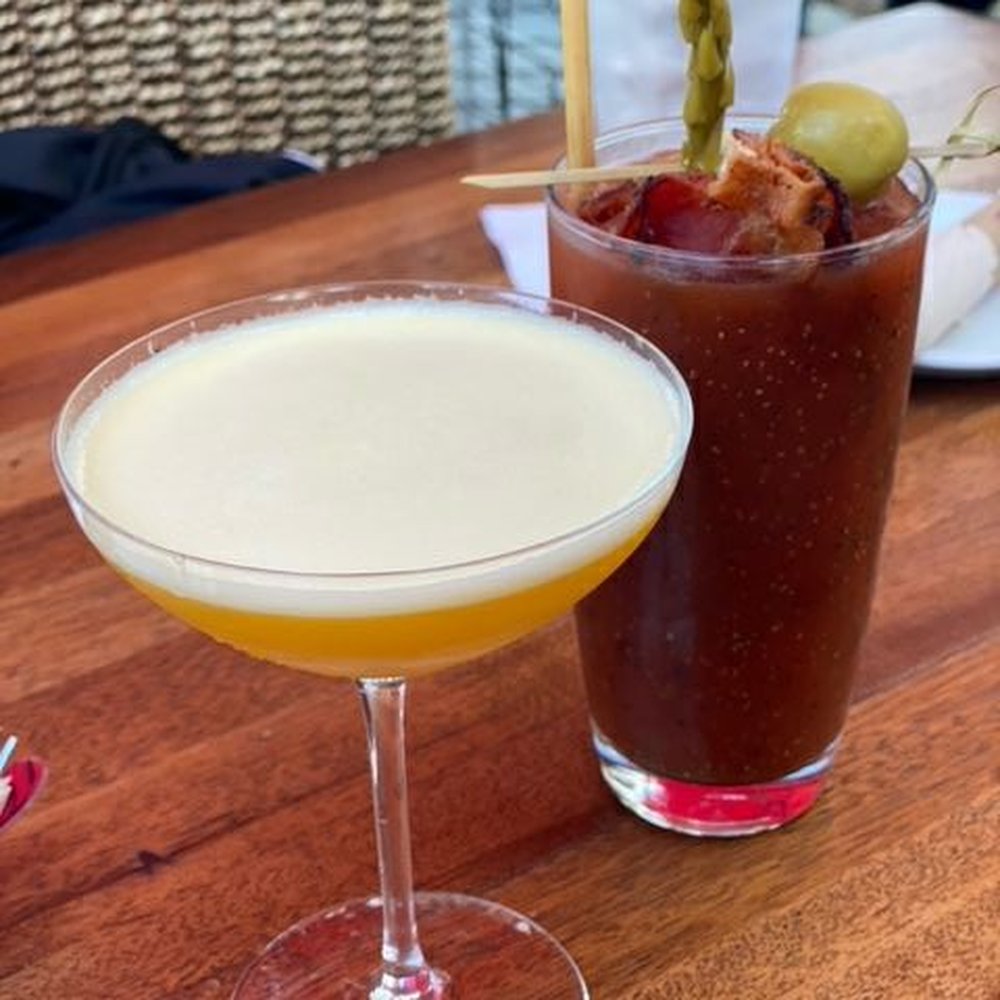 FishBar - Lilikoi cocktail and bloody Mary. Good drinks - Seafood Near Me - Manhattan Beach, California