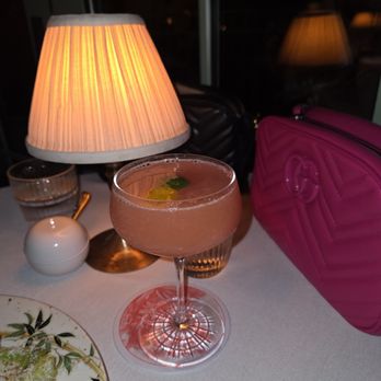 Sunny's Steakhouse - The refreshing Guava Cosmopolitan drink - Cocktail Bars Near Me - Miami, Florida