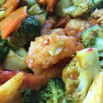 Golden House - Curry Shrimp w/ Veggies! Mmmmm, yummy ! - Chinese Near Me - Bethesda, Maryland