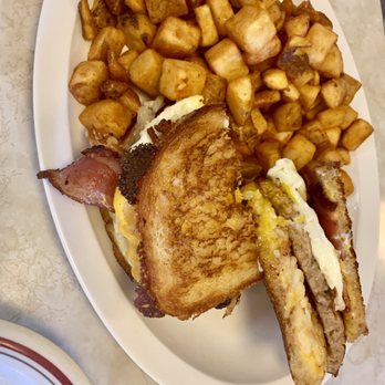 Dimples Diner - Breakfast Sandwich with breakfast fries - Breakfast & Brunch Near Me - Visalia, California Dimples Diner - Breakfast Sandwich with breakfast fries - Breakfast & Brunch Near Me - Visalia, California