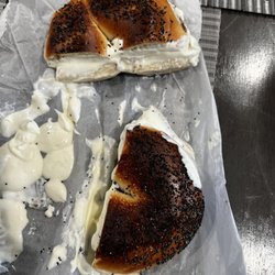 Higbie Bagels - This place does not know how to properly toast a bagel. This isn't the first time i got a bagel that was literally burnt.