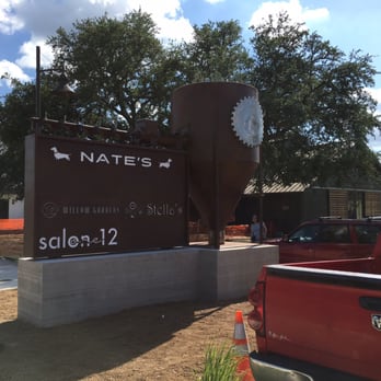 Nate's - Cool sign outside of Nate's in Buda, TX - Cocktail Bars Near Me - Buda, Texas