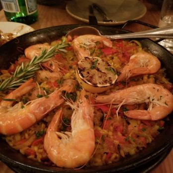 La Marcha Tapas Bar - Paella with the works. - Spanish Near Me - Berkeley, California La Marcha Tapas Bar - Paella with the works. - Spanish Near Me - Berkeley, California