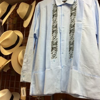 My Cuban Store - Guayabera shirt with design embroidery. - Men's Clothing Near Me - Miami, Florida