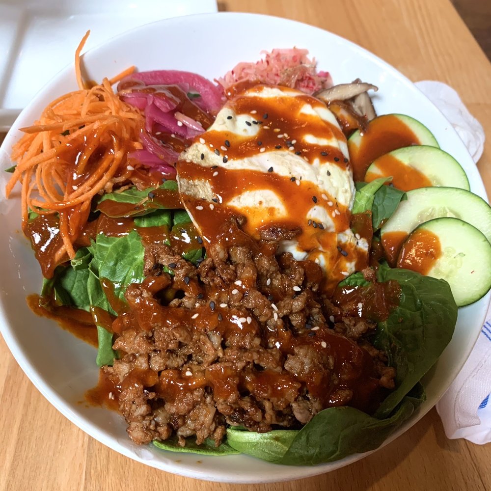 Scratch Kitchen & Taproom - Bibimbap Bowl - Bars Near Me - Apex, North Carolina Scratch Kitchen & Taproom - Bibimbap Bowl - Bars Near Me - Apex, North Carolina