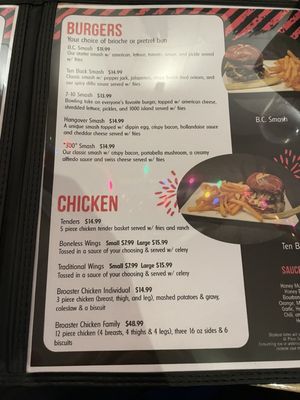 Menu photo 4 BC Lanes Boyne City, MI