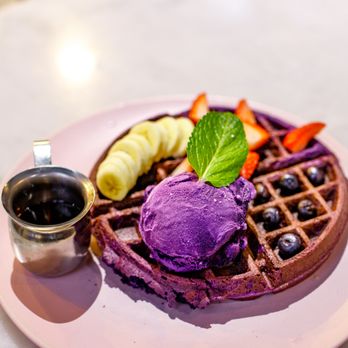Basilur - Ube Waffle - Coffee & Tea Near Me - Buena Park, California Basilur - Ube Waffle - Coffee & Tea Near Me - Buena Park, California