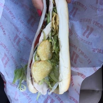 Jimmy John's - Turkey Tom (I put chips on it) - Sandwiches Near Me - Athens, Georgia Jimmy John's - Turkey Tom (I put chips on it) - Sandwiches Near Me - Athens, Georgia