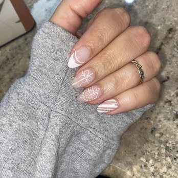 Top Nails and Spa - Gel dip mani, design by Angel! - Nail Salons Near Me - Largo, Florida