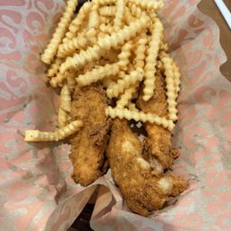 Chicken strips & fries