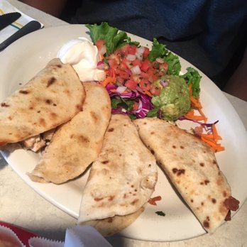 Chuy's - This was my friends chicken "quesadilla". More like chicken tacos, but still good. - Mexican Near Me - Arlington, Texas Chuy's - This was my friends chicken "quesadilla". More like chicken tacos, but still good. - Mexican Near Me - Arlington, Texas