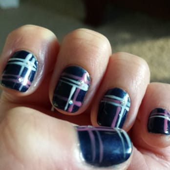 Rex Day Spa - Plaid nails by helen - Nail Salons Near Me - Falls Church, Virginia Rex Day Spa - Plaid nails by helen - Nail Salons Near Me - Falls Church, Virginia