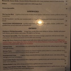 Freelon's Da Groove - Menu